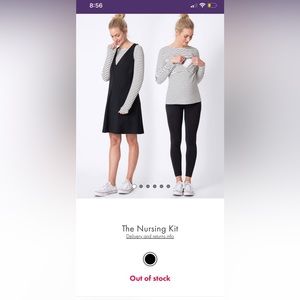 NWT Seraphine “The Nursing Kit” 3 piece set